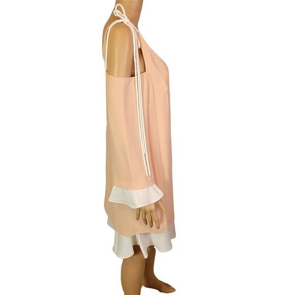 Nanette Lepore Cold Shoulder Shift Dress (size 6) - Picture 3 of 10